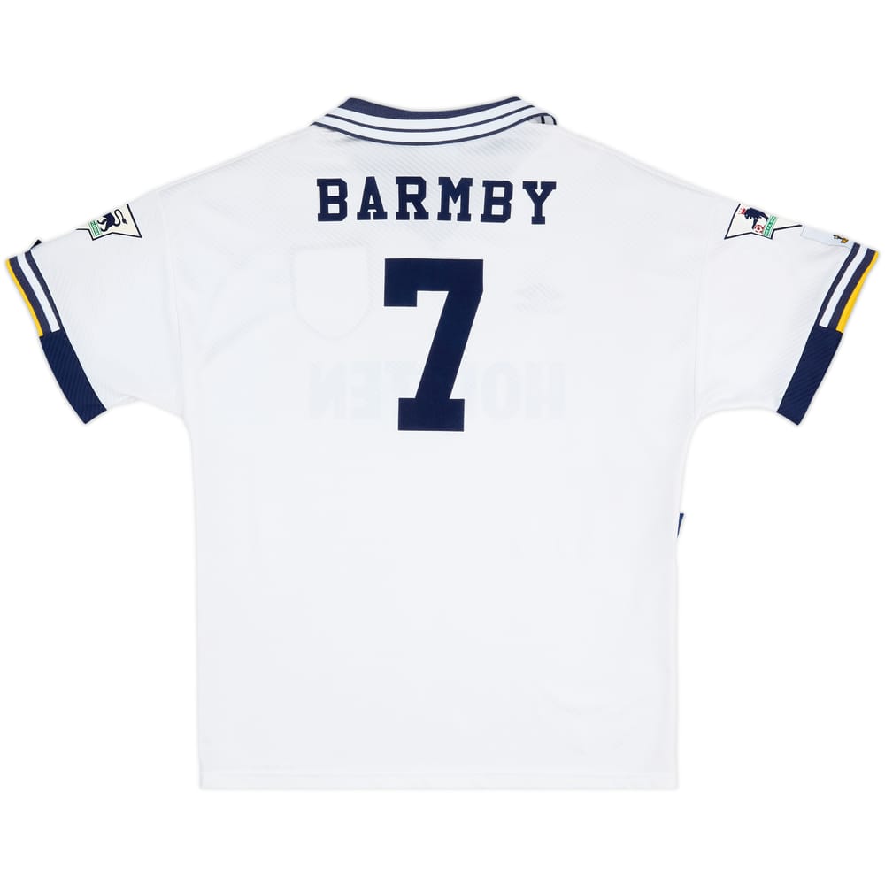 1993-95 Tottenham Home Shirt Barmby #7 - 8/10 - (L)