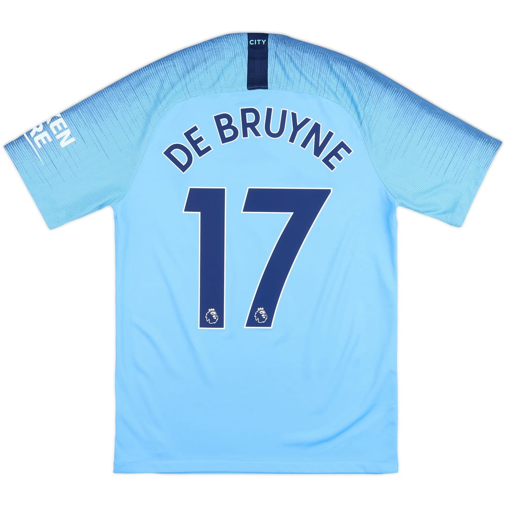 2018-19 Manchester City Home Shirt De Bruyne #17 - 8/10 - (S)