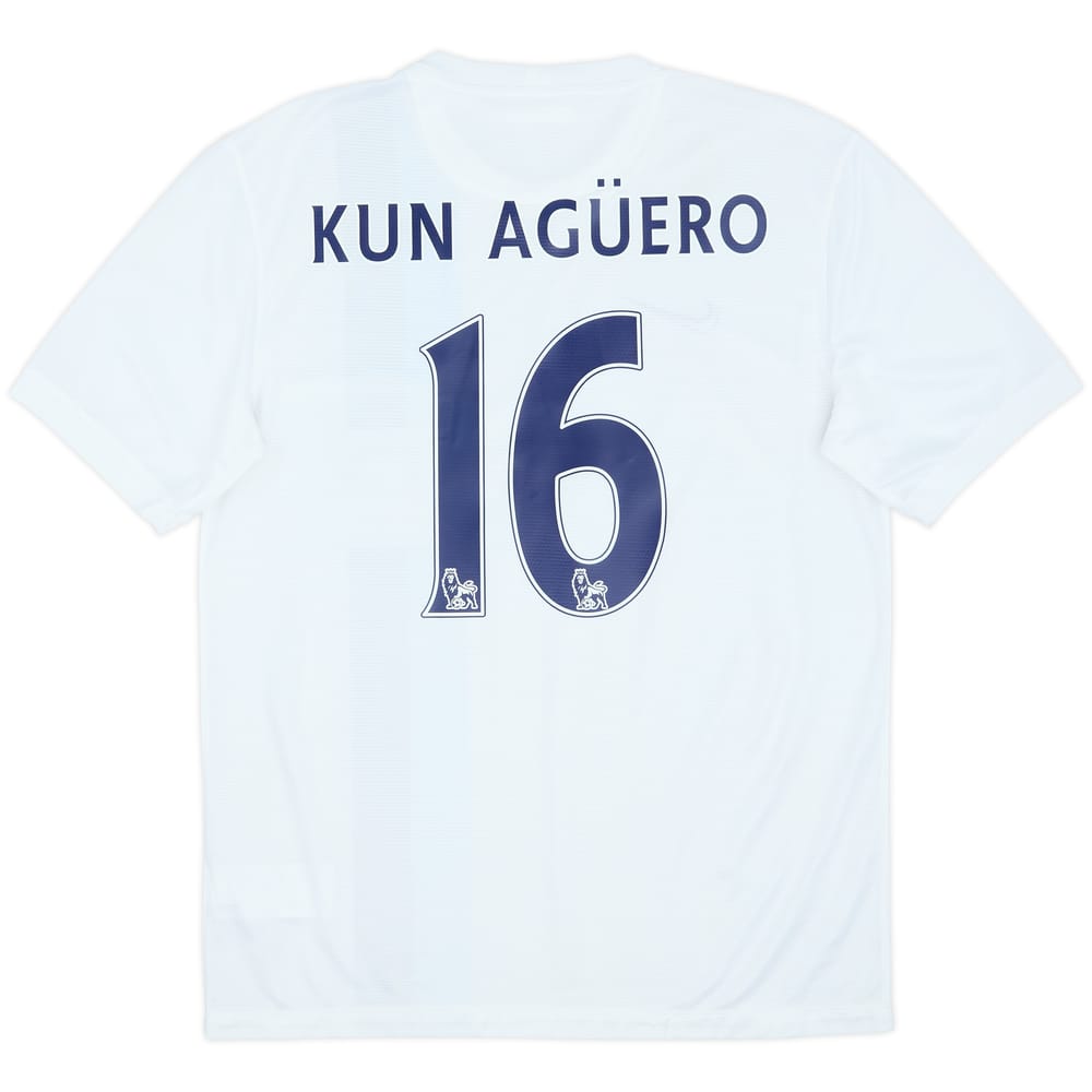 2013-14 Manchester City Third Shirt Kun Aguero #16 - 9/10 - (M)