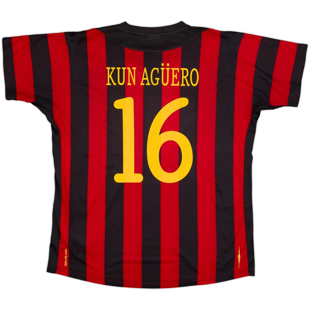 2011-12 Manchester City Away Shirt Kun Aguero #16 - 5/10 - (L)