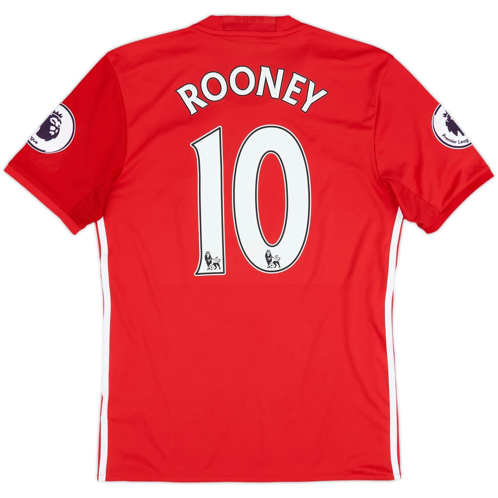 2016-17 Manchester United Home Shirt Rooney #10 - 8/10 - (S)