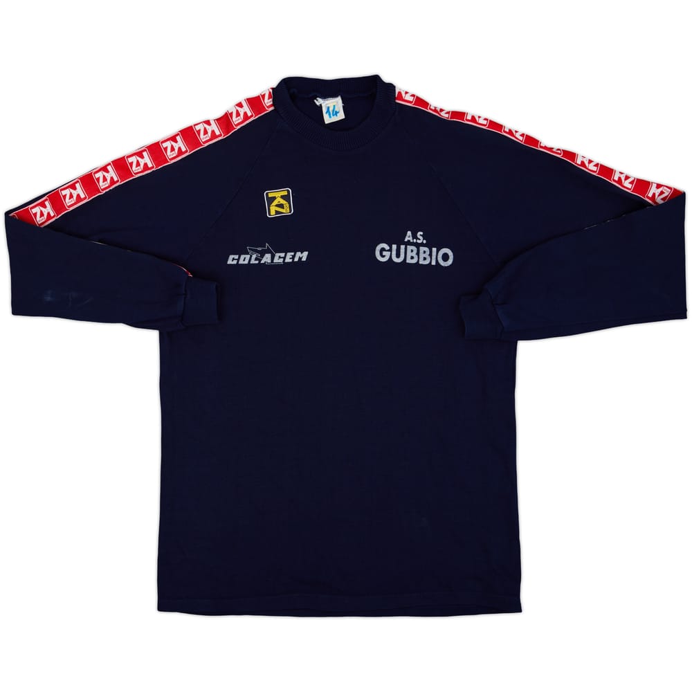 1989-90 Gubbio Tan Sport Sweat Top - 8/10 - (XL)