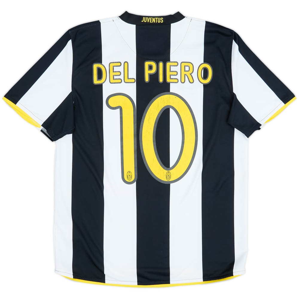 2008-09 Juventus Home Shirt Del Piero #10 - 4/10 - (M)