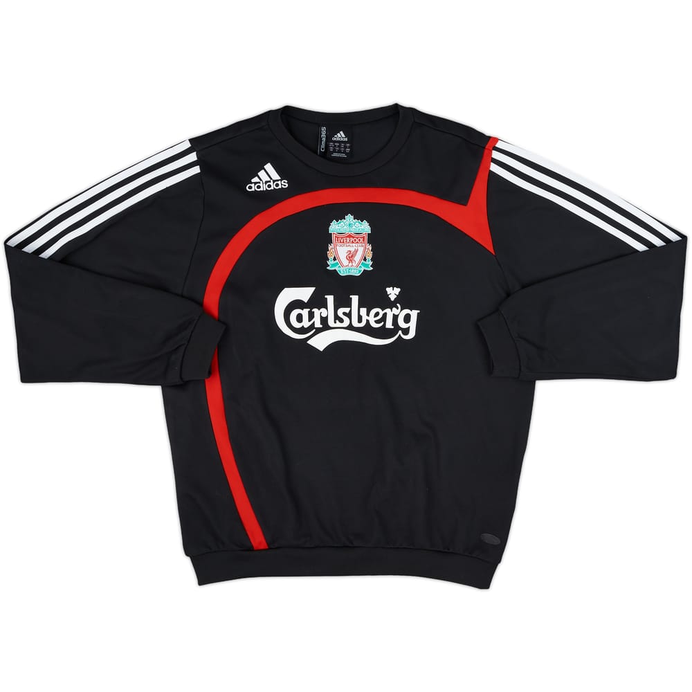 2007-08 Liverpool adidas Sweat Top - 8/10 - (S)