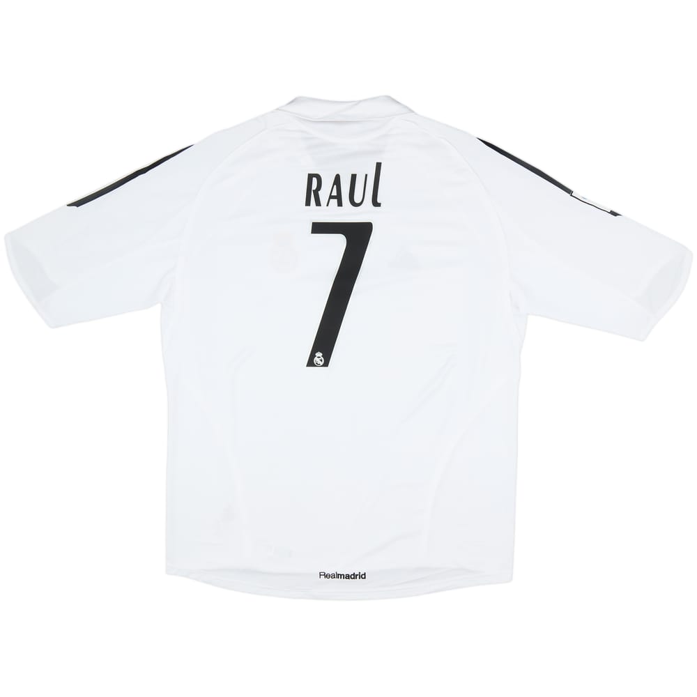 2005-06 Real Madrid Home Shirt Raul #7 - 8/10 - (XL)