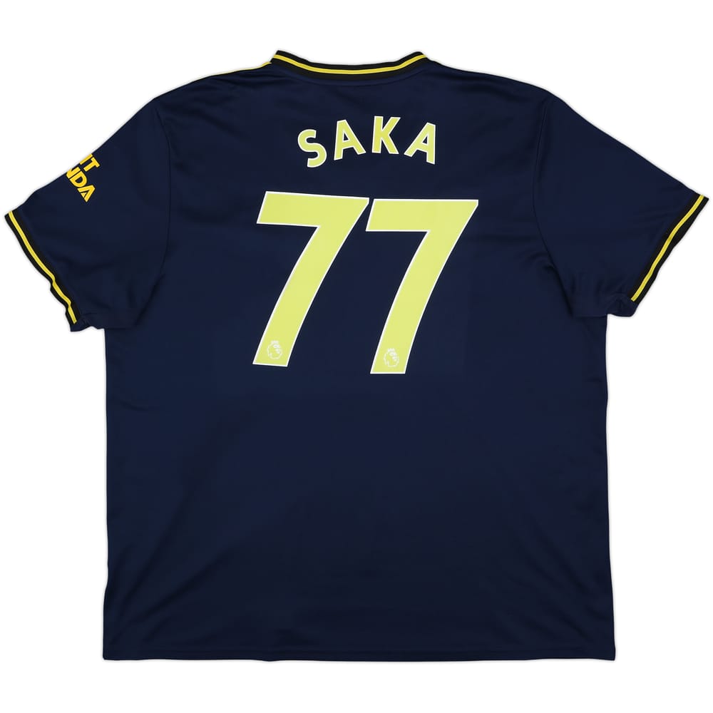 2019-20 Arsenal Third Shirt Saka #77 - 9/10 - (XXL)