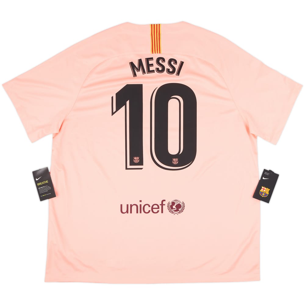 2018-19 Barcelona Third Shirt Messi #10 (XXL)