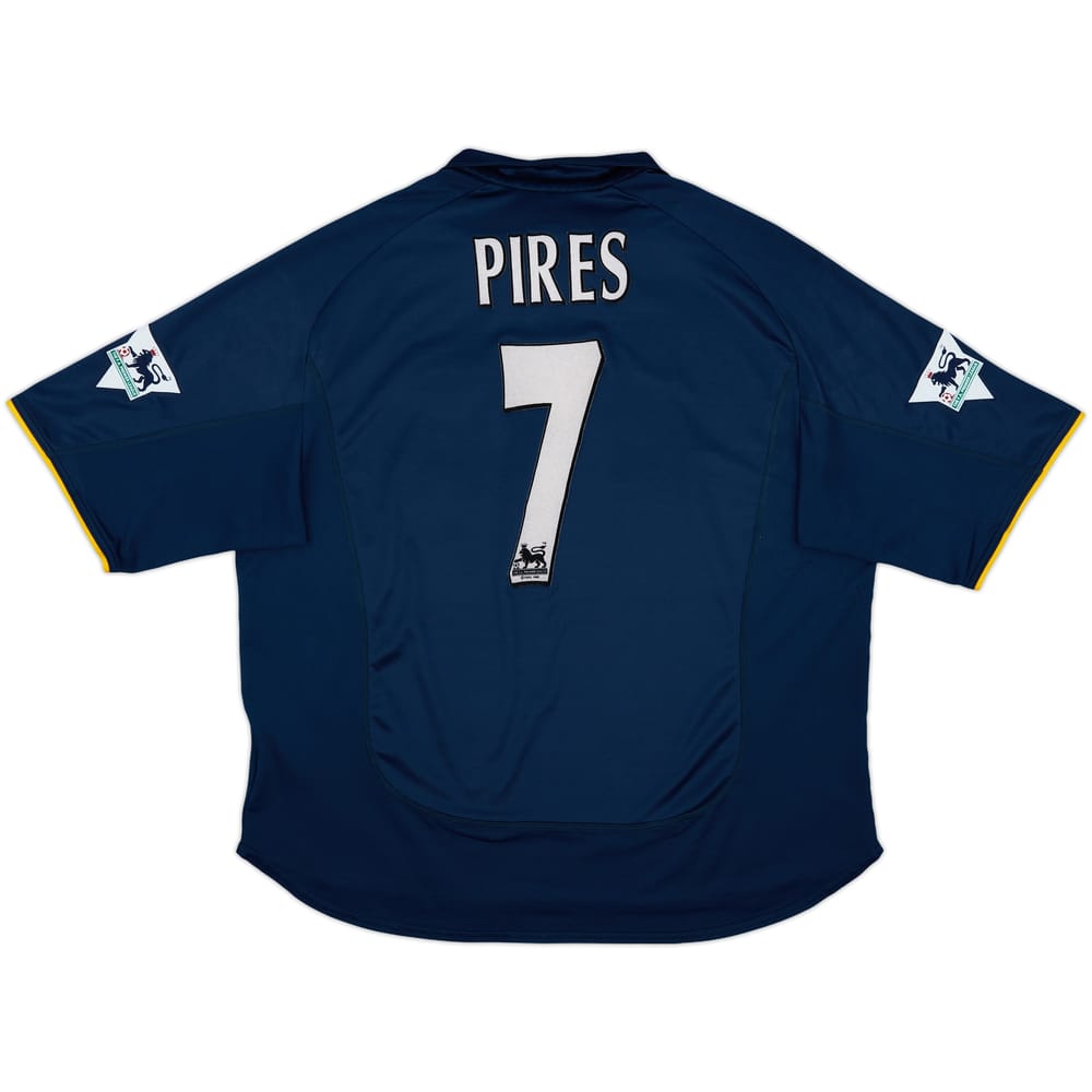 2000-02 Arsenal European Shirt Pires #7 - 8/10 - (XXL)