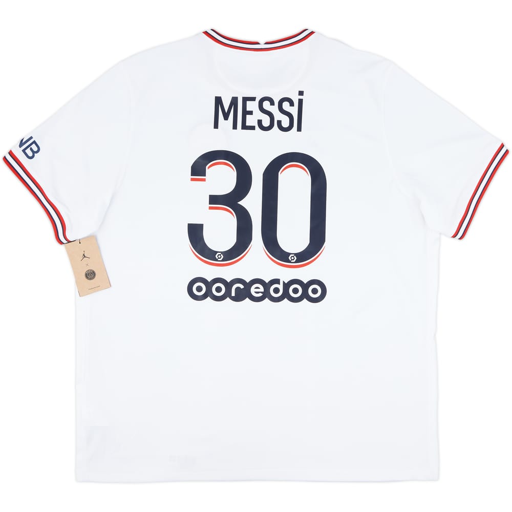 2021-22 Paris Saint-Germain Fourth Shirt Messi #30 (XXL)