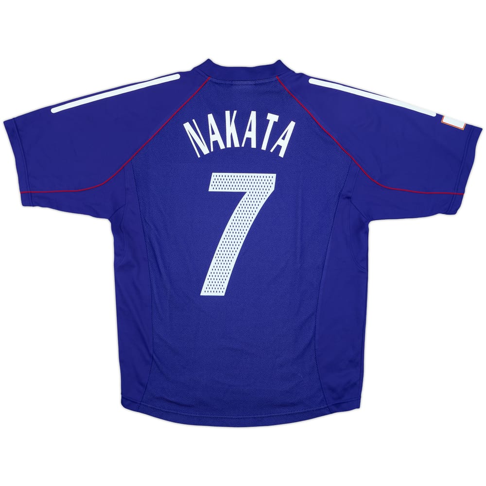 2002-04 Japan Home Shirt Nakata #7 - 8/10 - (L)