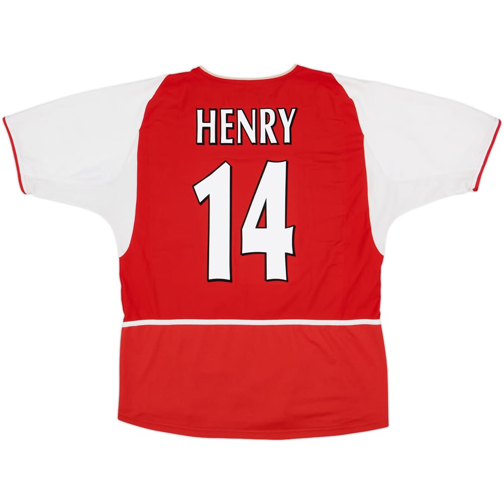 2002-04 Arsenal Home Shirt Henry #14 - 8/10 - (L)