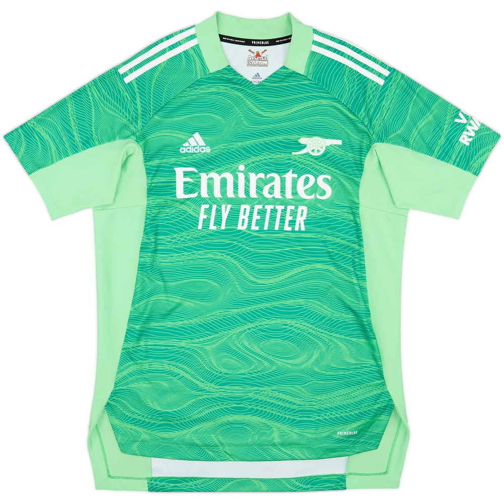 2021-22 Arsenal S/S GK Shirt - 9/10 -(L)
