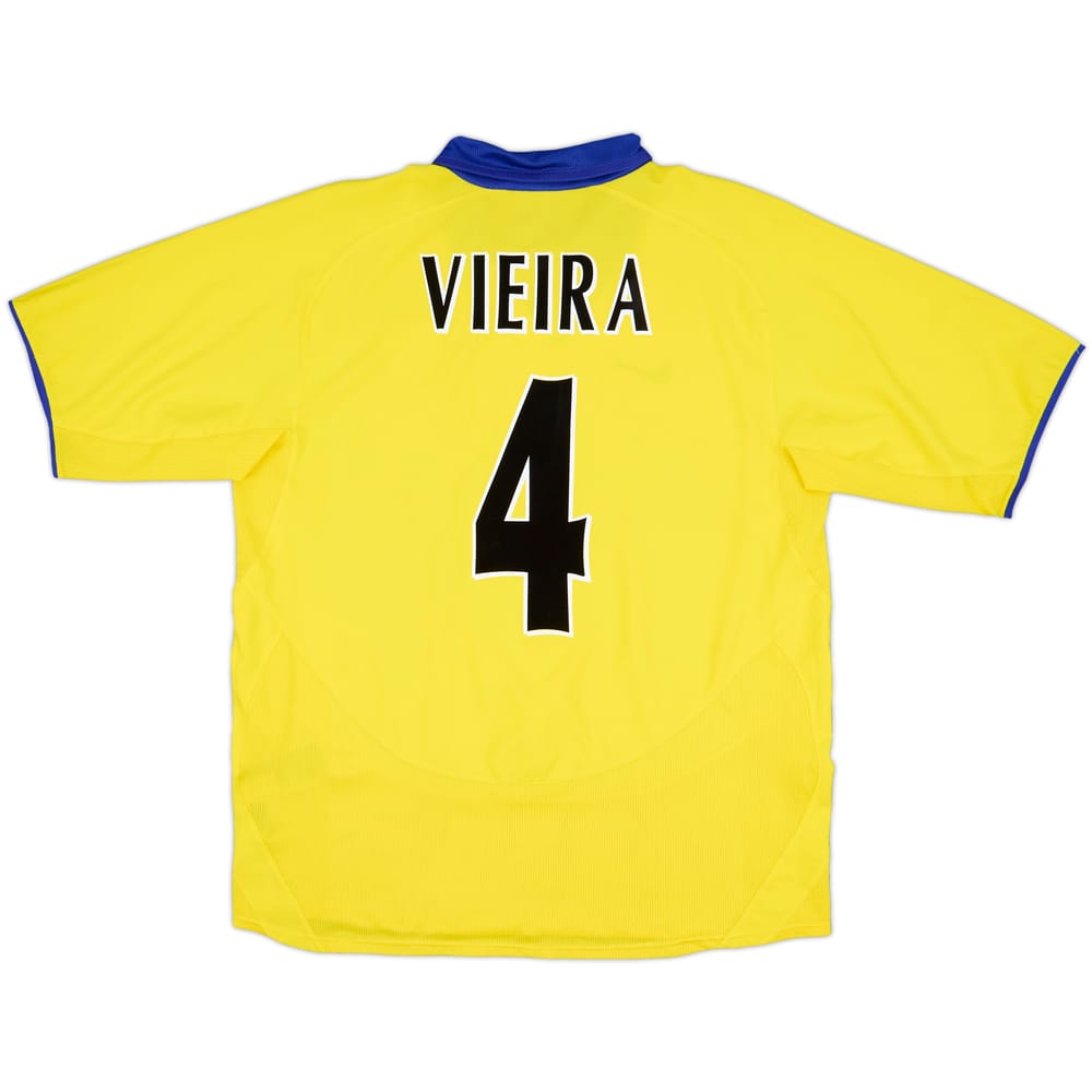 2003-05 Arsenal Away Shirt Vieira #4 - 8/10 - (L)