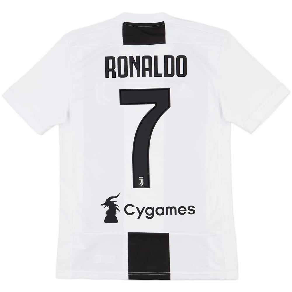 2018-19 Juventus Home Shirt Ronaldo #7 - 7/10 - (XS)