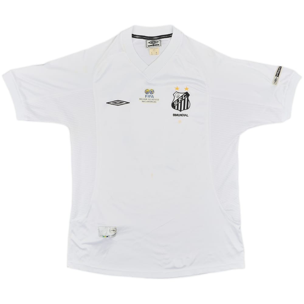 2001 Santos Home Shirt #10 - 5/10 - (L)