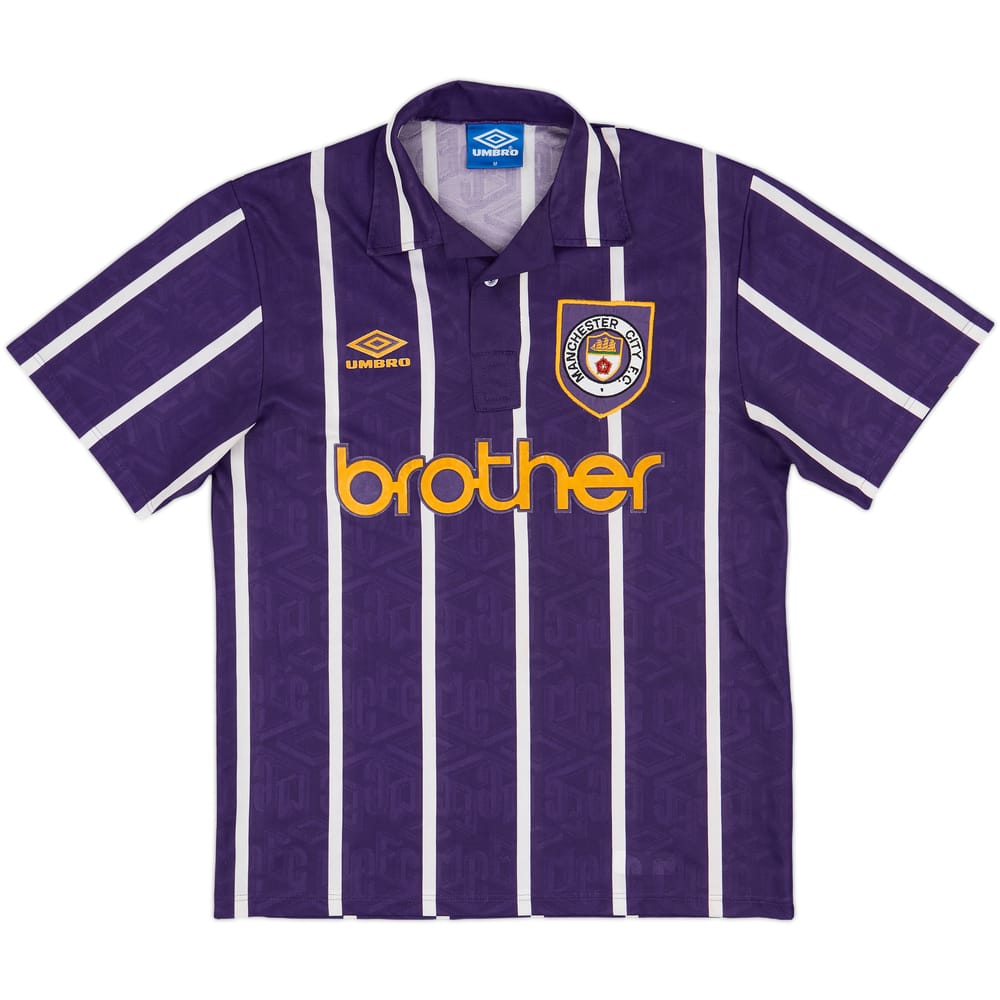 1993-94 Manchester City Away Shirt - 8/10 - (M)
