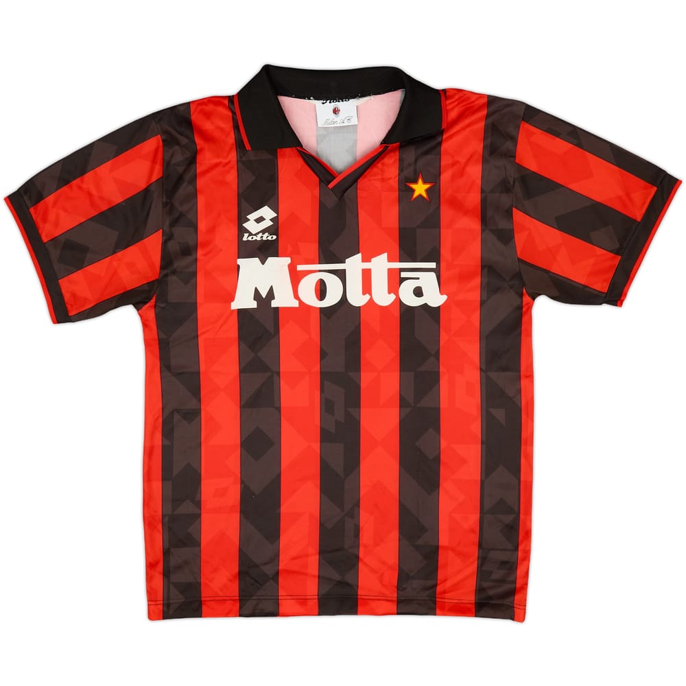1993-94 AC Milan Home Shirt - 7/10 - (L)