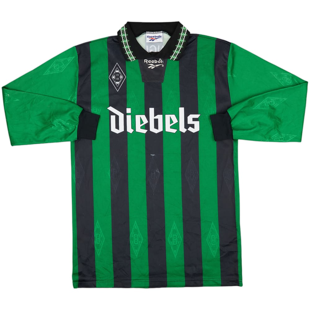 1995-96 Borussia Monchengladbach Away L/S Shirt - 7/10 - (M)
