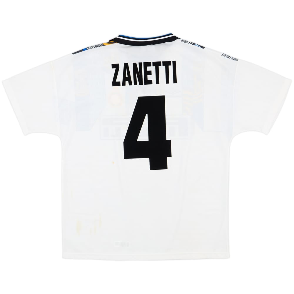 1995-96 Inter Milan Third Shirt Zanetti #4 - 8/10 - (L)