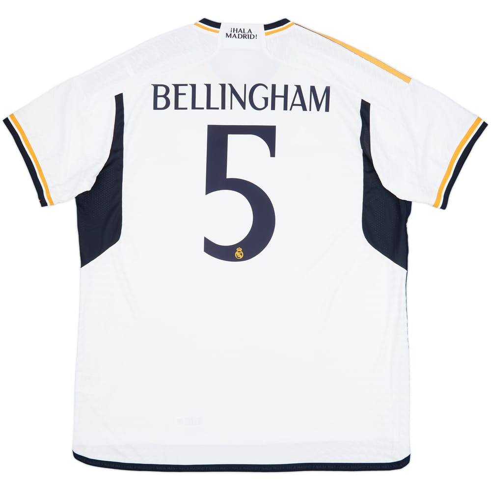 2023-24 Real Madrid Authentic Home Shirt Bellingham #5 (XXL)