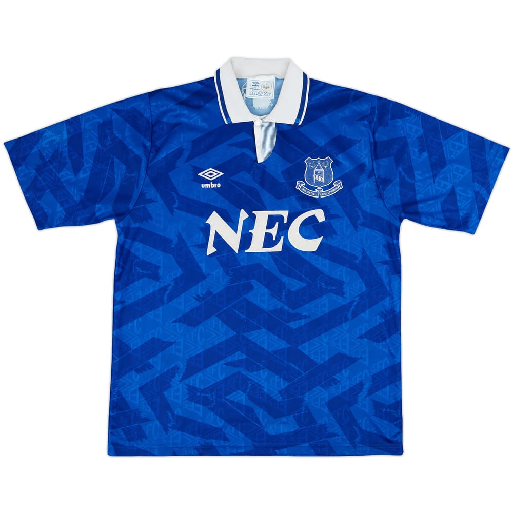 1991-93 Everton Home Shirt - 7/10 - (XL)