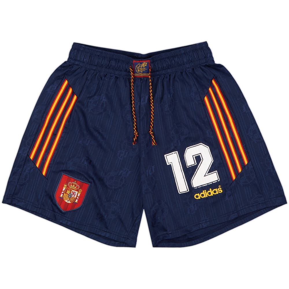 1996-98 Spain Home Shorts #12 - 8/10 - (L)