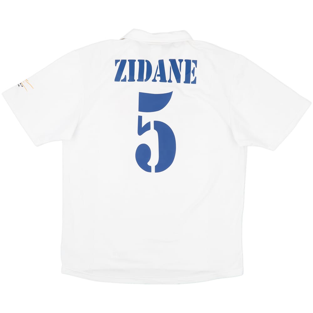 2001 Real Madrid Home Shirt Zidane #5 - 6/10 - (L)