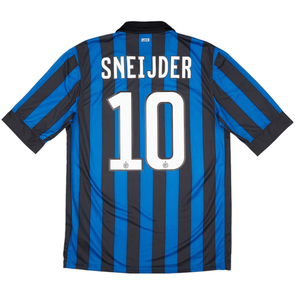 2011-12 Inter Milan Home Shirt Sneijder #10 - 10/10 - (M)