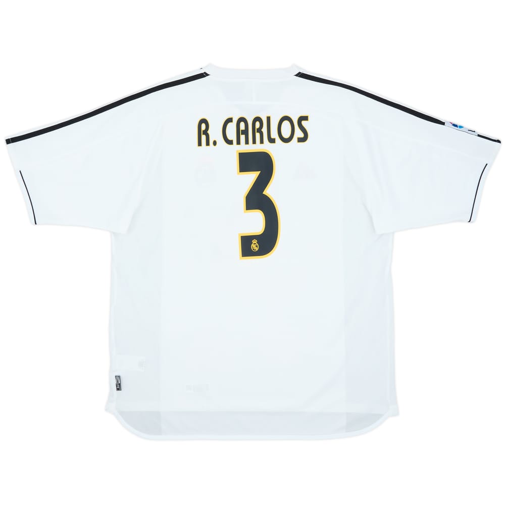 2003-04 Real Madrid Home Shirt R.Carlos #3 - 7/10 - (XL)