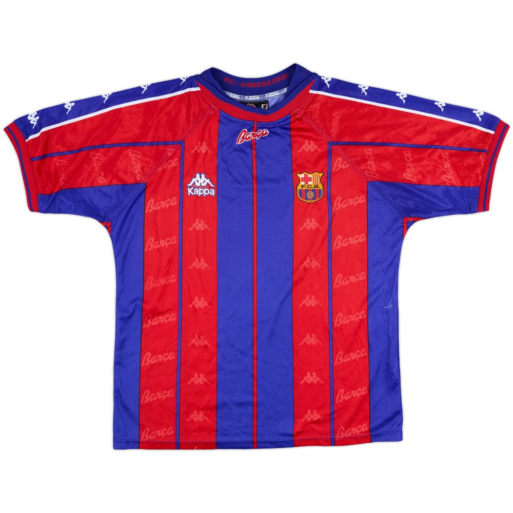 1997-98 Barcelona Home Shirt - 8/10 - (S)