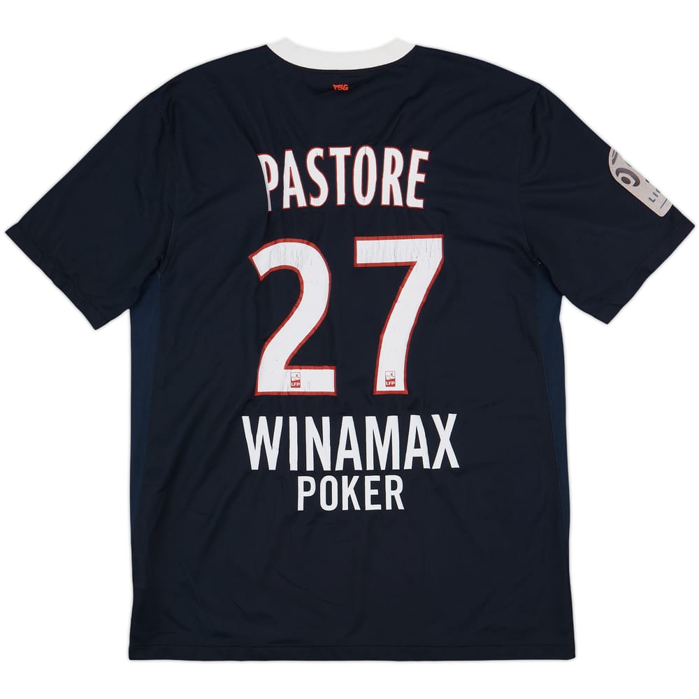 2011-12 Paris Saint-Germain Home Shirt Pastore #27 - 6/10 - (L)
