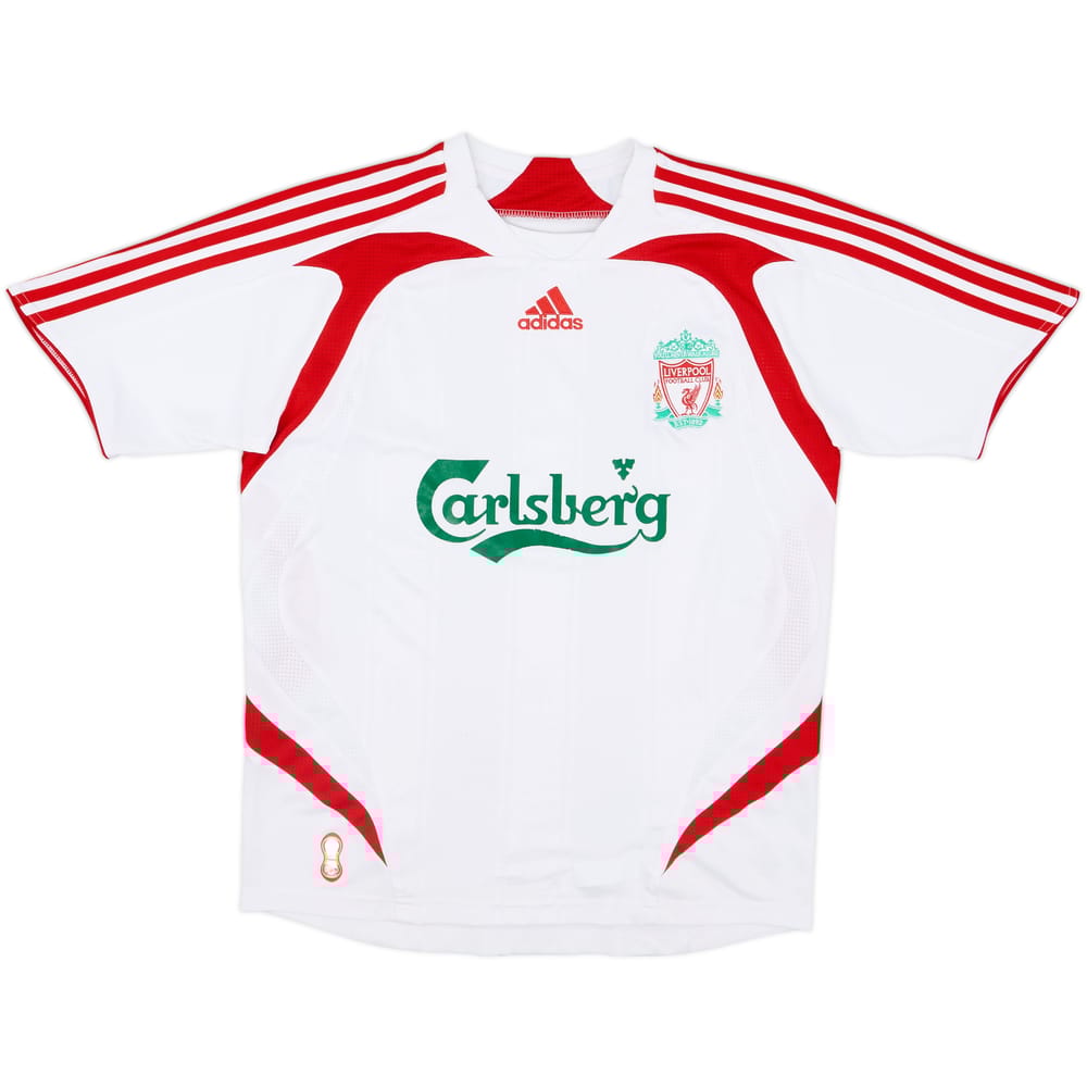 2007-08 Liverpool Away Shirt - 6/10 - (L.Boys)