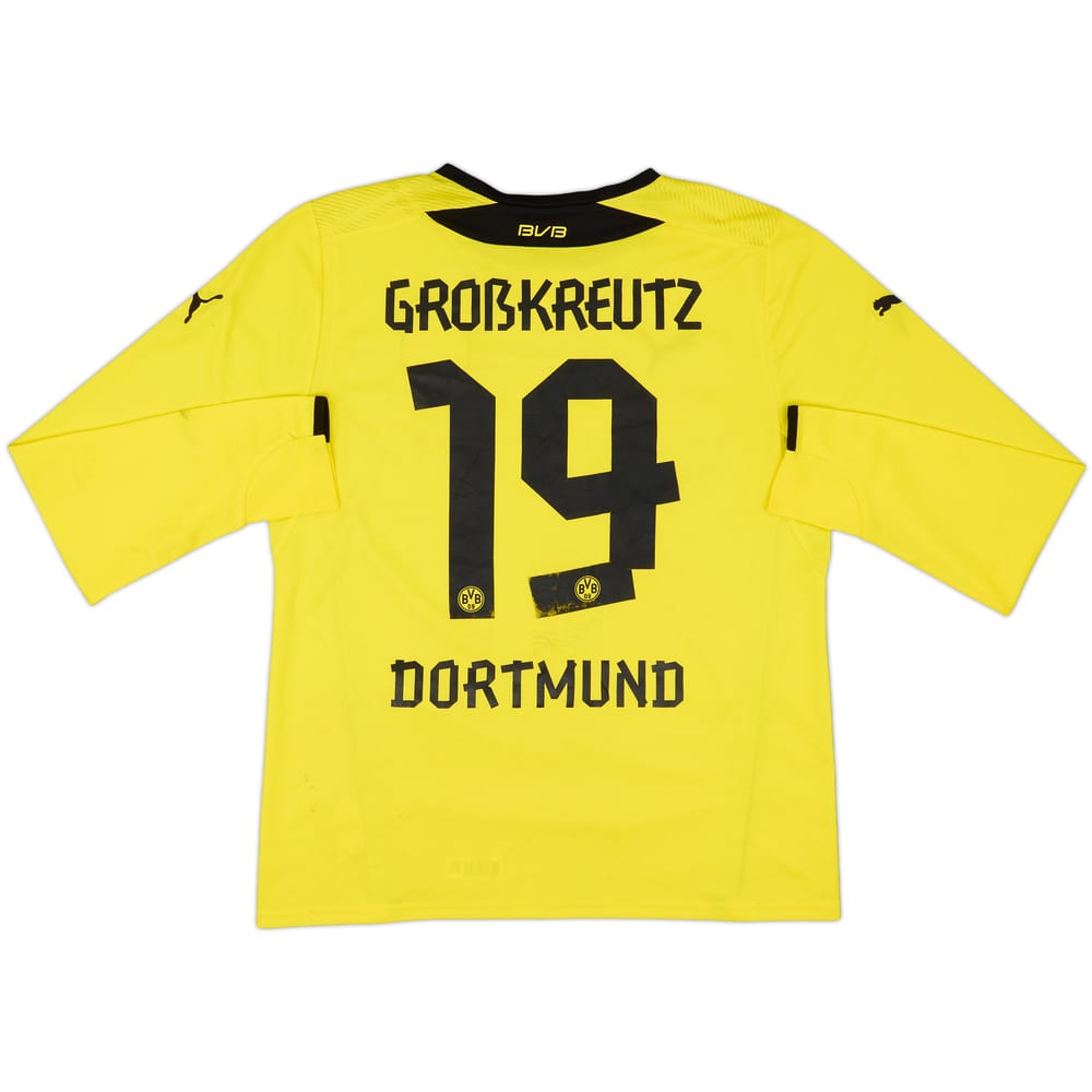 2013-14 Borussia Dortmund Home L/S Shirt Grosskreutz #19 - 4/10 - (XL)