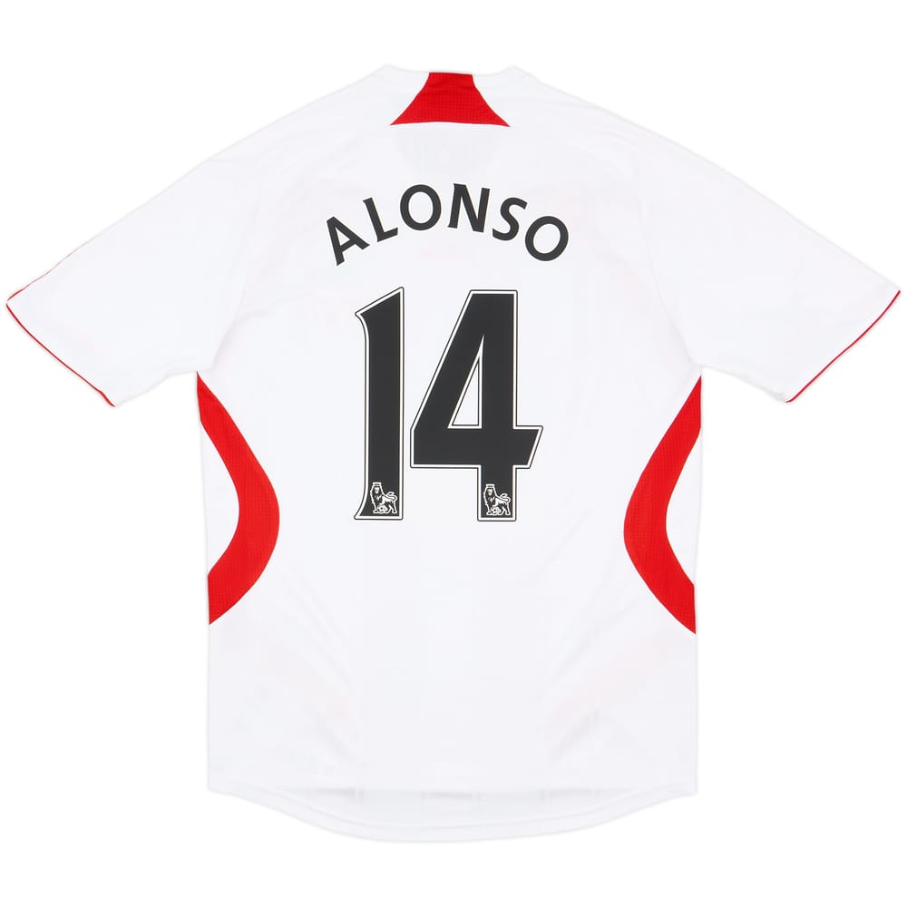 2007-08 Liverpool Away Shirt Alonso #14 - 9/10 - (S)