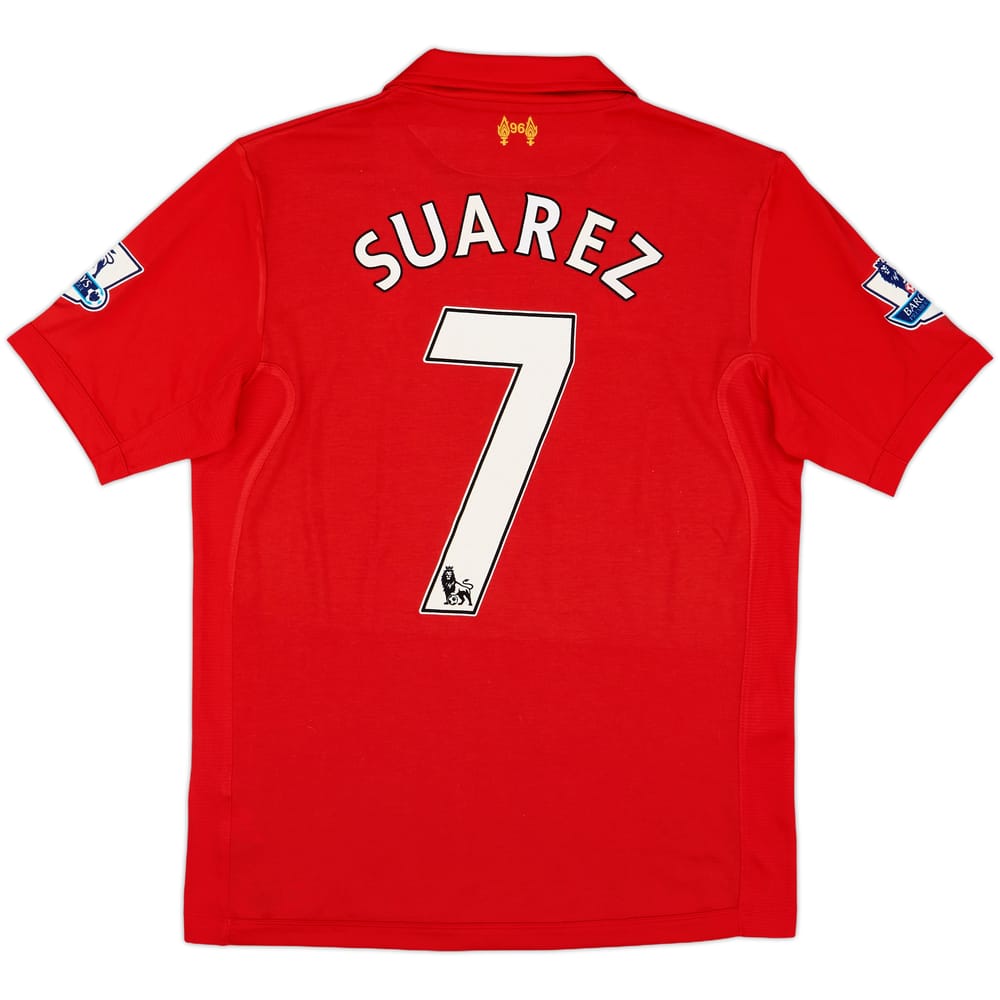2012-13 Liverpool Home Shirt Suarez #7 - 7/10 - (M)