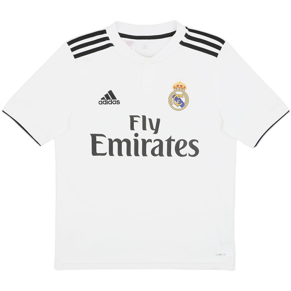 2018-19 Real Madrid Home Shirt - 9/10 - (L.Boys)
