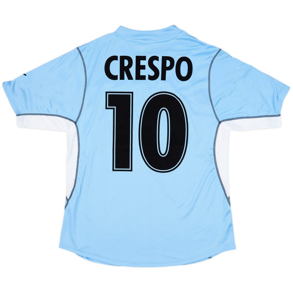 2001-02 Lazio Home Shirt Crespo #10 - 9/10 - (L)