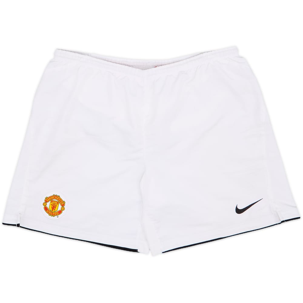 2007-09 Manchester United Home Shorts - 7/10 - (XL.Boys)