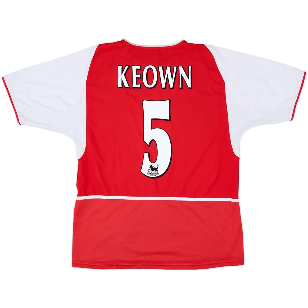 2002-04 Arsenal Home Shirt Keown #5 - 7/10 - (M)