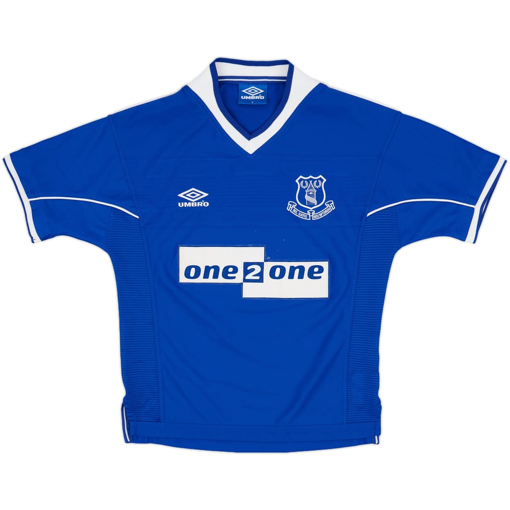 1999-00 Everton Home Shirt - 7/10 - (Y)