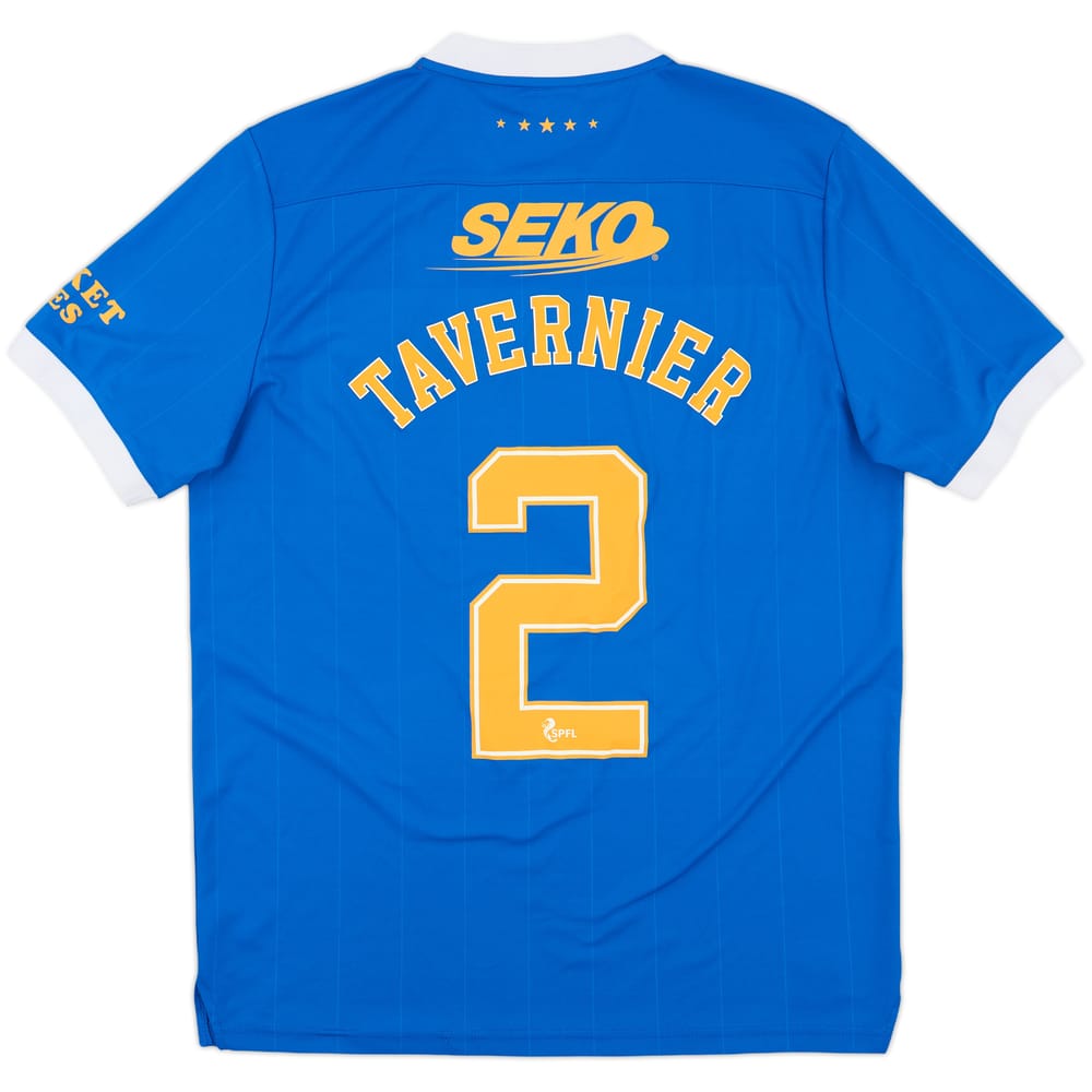 2021-22 Rangers Home Shirt Tavernier #2 - 9/10 - (L)
