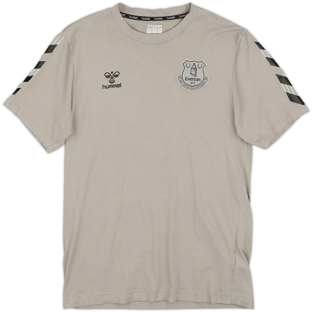 2021-22 Everton Hummel Cotton Tee - 8/10 - (M)