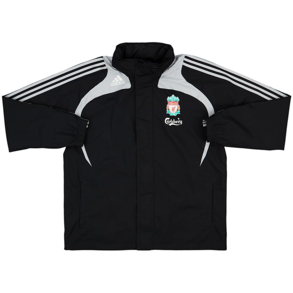 2008-09 Liverpool adidas Hooded Track Jacket - 8/10 - (L/XL)