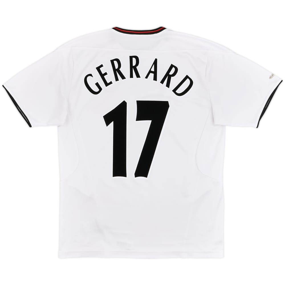 2003-04 Liverpool Away Shirt Gerrard #17 - 8/10 - (L)
