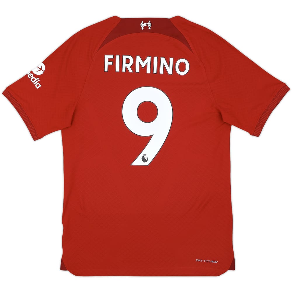 2022-23 Liverpool Authentic Home Shirt Firmino #9 - 9/10 - (M)