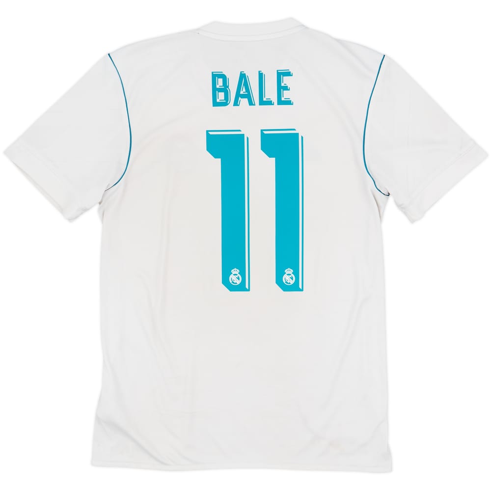 2017-18 Real Madrid Home Shirt Bale #11 - 7/10 - (S)