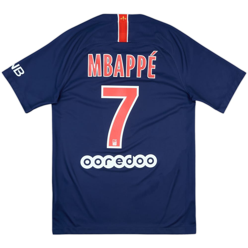 2018-19 Paris Saint-Germain Home Shirt Mbappe #7 - 8/10 - (S)