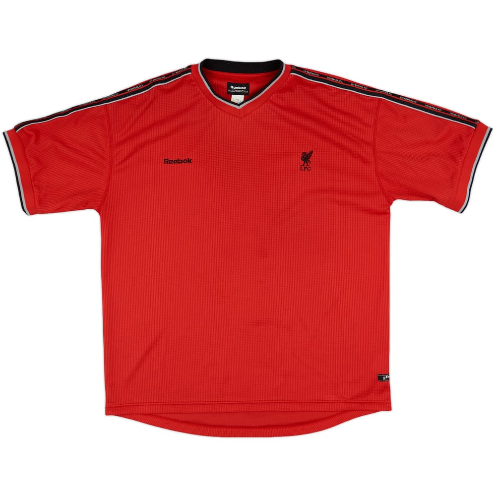 2000-01 Liverpool Reebok Training Shirt - 9/10 - (L)