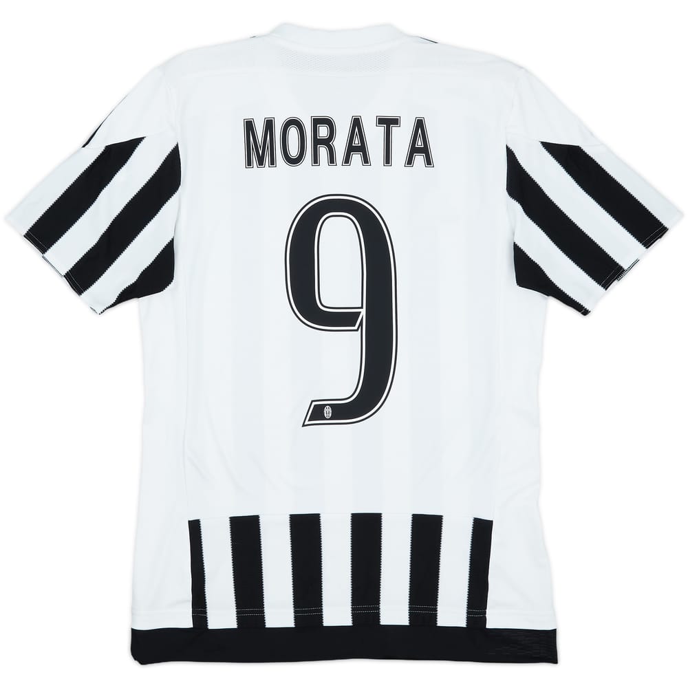 2015-16 Juventus Home Shirt Morata #9 - 8/10 - (S)