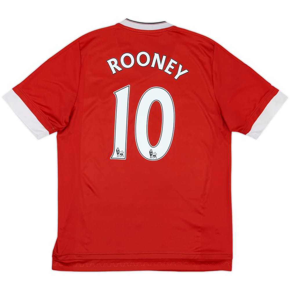 2015-16 Manchester United Home Shirt Rooney #10 - 6/10 - (L)